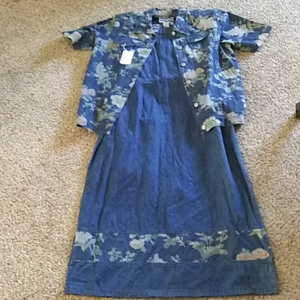 Jeans dress & jacket